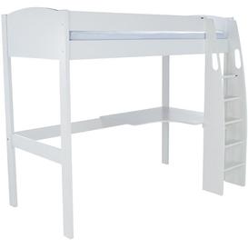 Stompa White High Sleeper with Desk