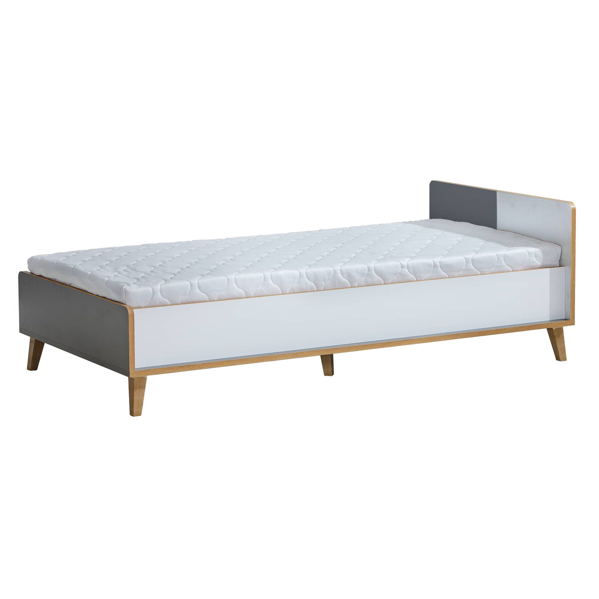 Werso W10 Single Bed - Anthracite 90 x 195cm
