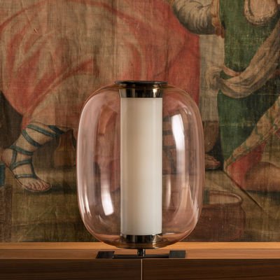 Meridiano LED Table lamp - / Ø 31 x H 43 cm by Fontana Arte Pink