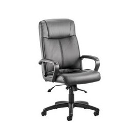 Horgan Leather Executive Chair, Black