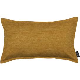 Plain Chenille Mustard Yellow Cushion, Cover Only / 60cm x 40cm