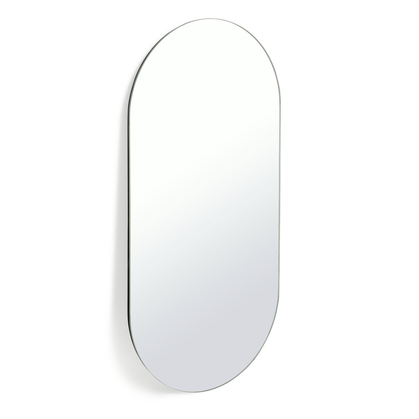 Habitat Pill Shape Rimless Wall Mirror