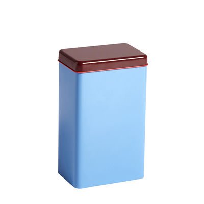 Sowden Airtight box - / H 20 cm - Metal by Hay Blue/Brown