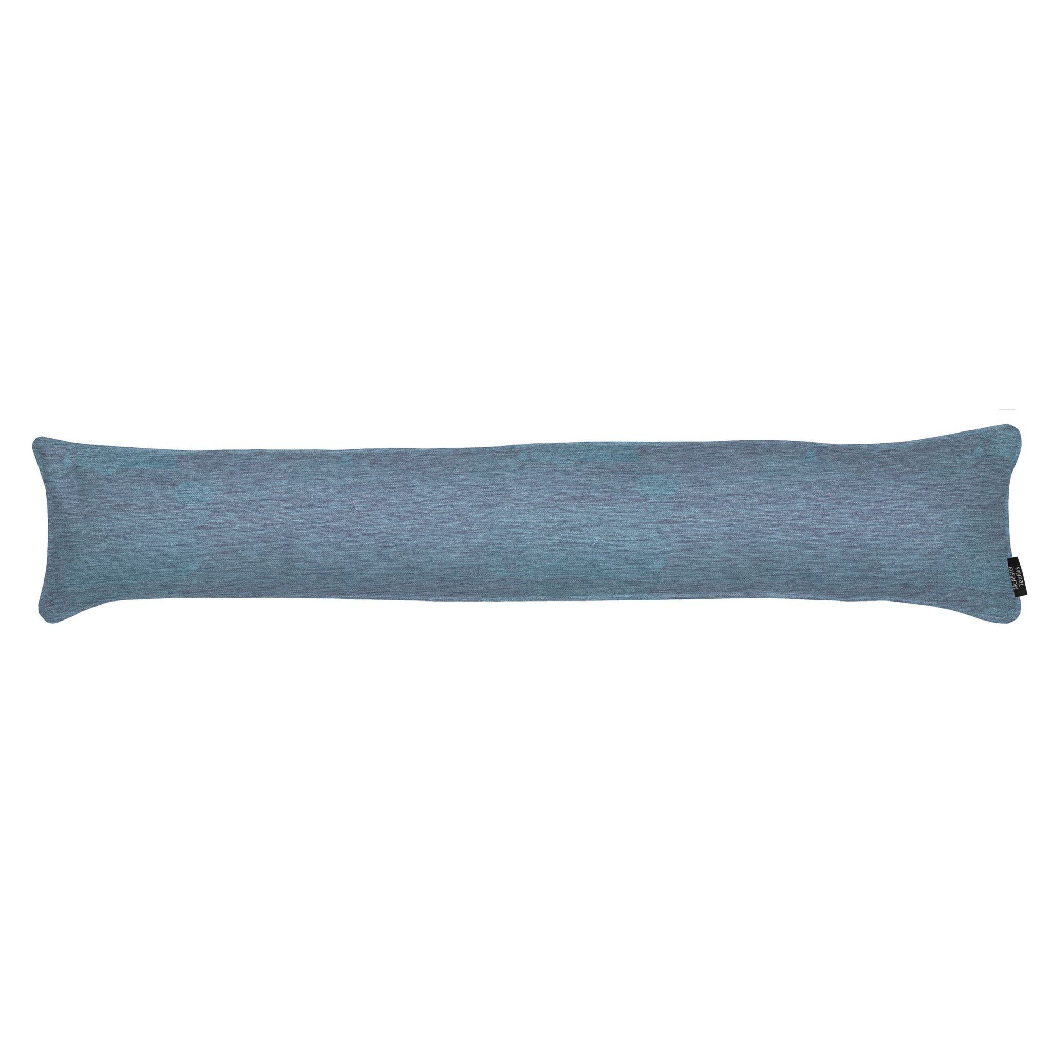 Plain Chenille Wedgewood Blue Draught Excluder