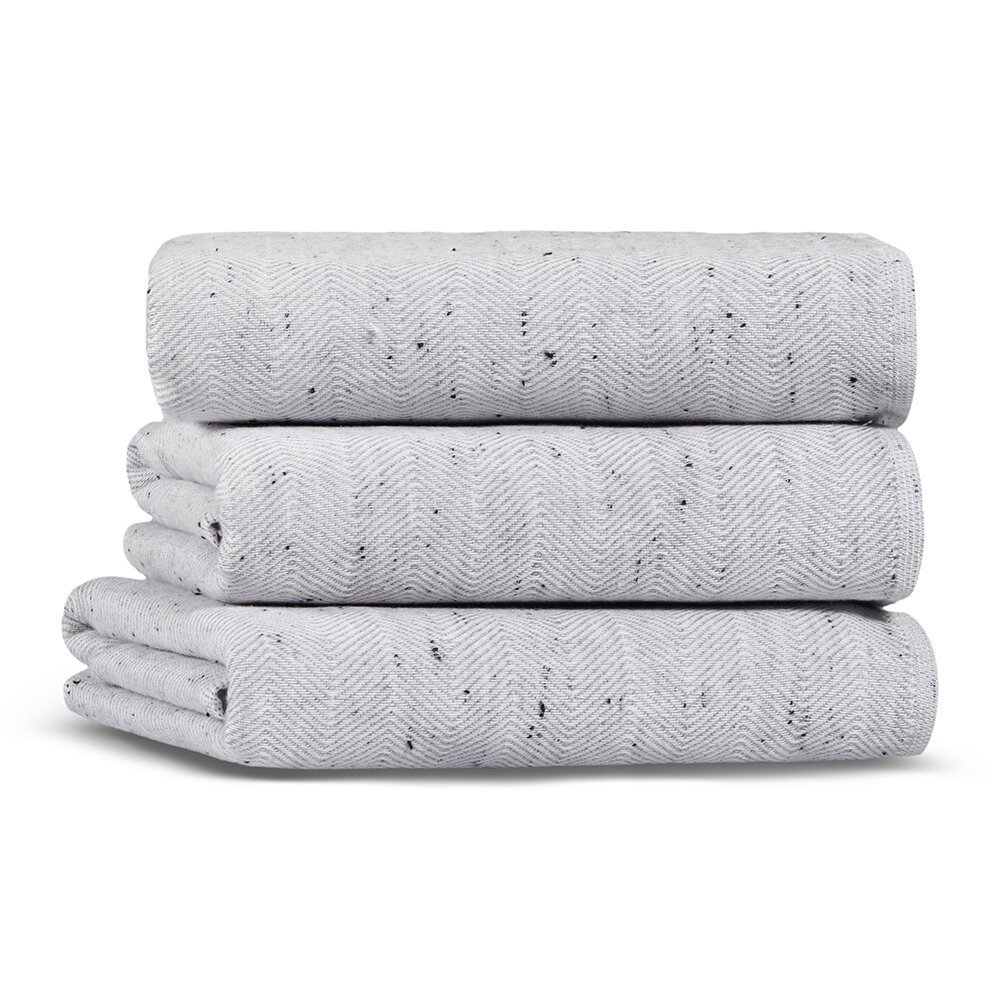 L'appartement - Turkish Cotton Neppy Gauze Towel- Light Grey - Bath Towel