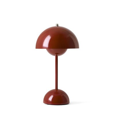 Flowerpot VP9 Wireless lamp - / H 29.5 cm - By Verner Panton, 1968 by &tradition Red