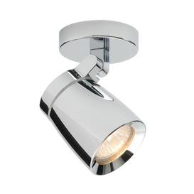 Saxby 39166 Knight 1 Light Bathroom Chrome Ceiling Spotlight