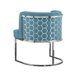 Alveare Dining Chair Silver - Teal