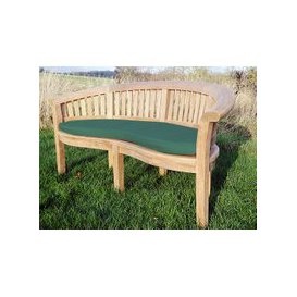 Outdoor Cushion For 150cm Half Moon Bench - Green