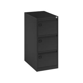 Bisley Economy Filing Cabinet (Swan Handle), Black