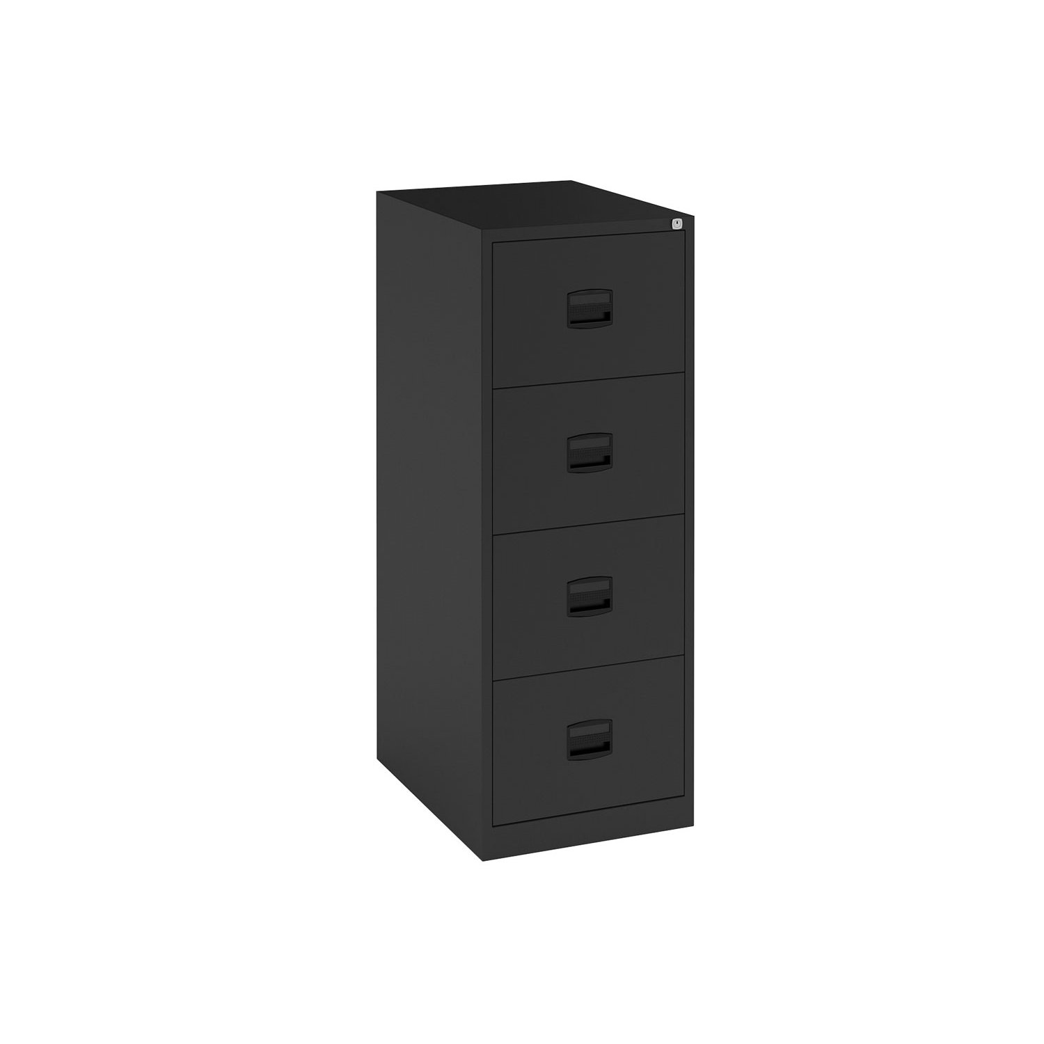 Bisley Contract Filing Cabinet, Black