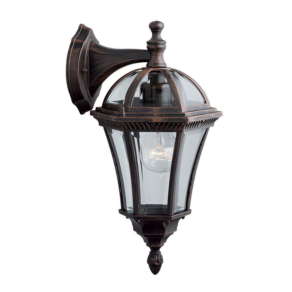 Searchlight 1563 Capri Rustic Brown Hanging Small Outdoor Wall Light