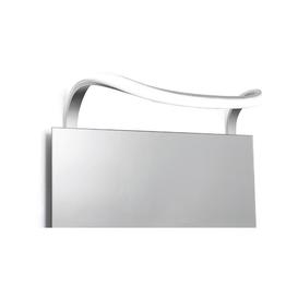 Mantra M5087 Sisley LED Bathroom Small Wave Wall Light In Silver And Chrome