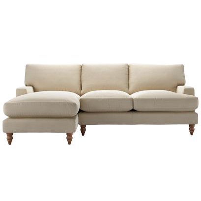 Isla Medium LHF Chaise Sofa in Moon Smart Cotton - sofa.com