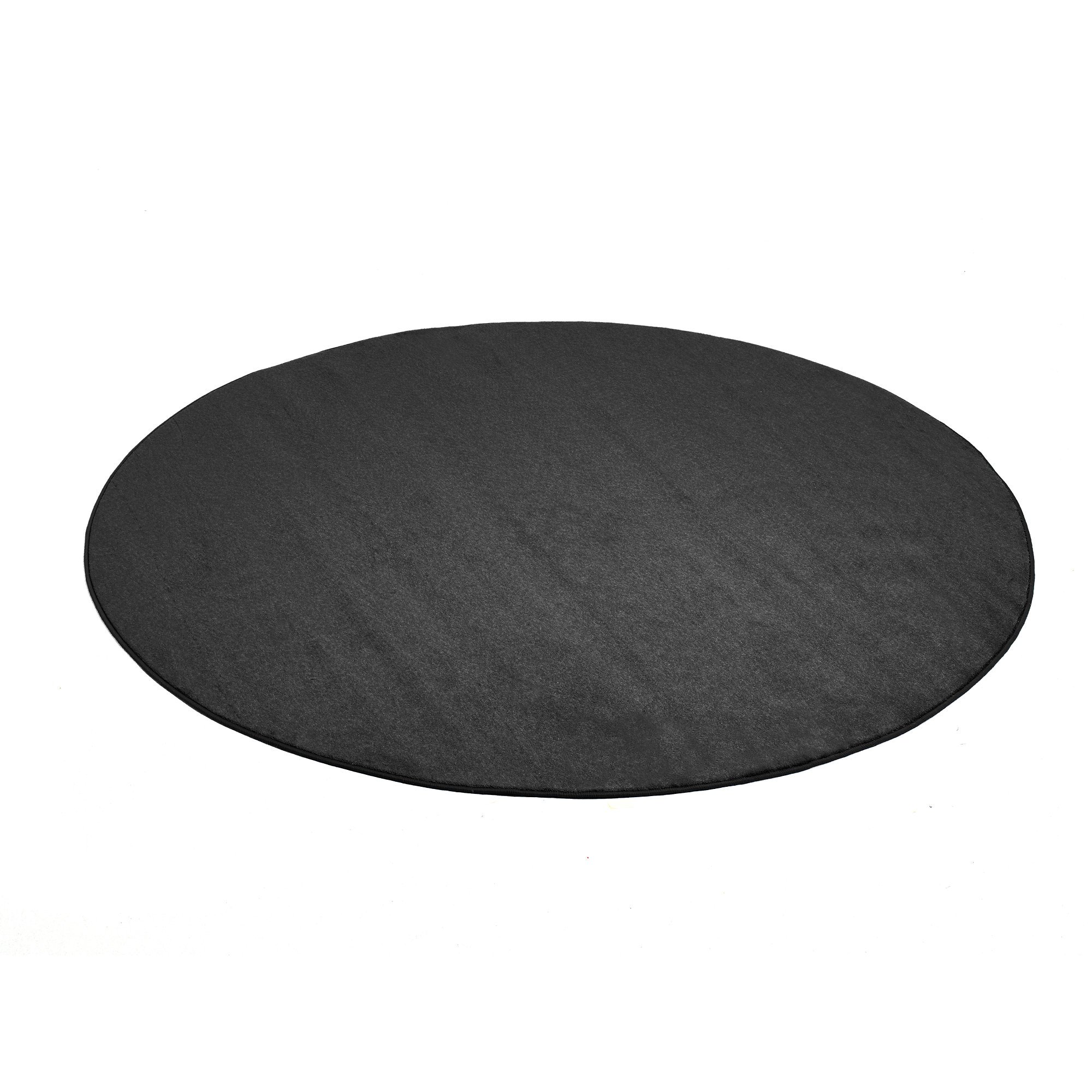 Round play mat KALLE, Ø2000 mm, dark grey