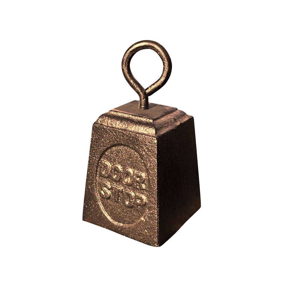 Cast Iron Square Door Stop with Ring