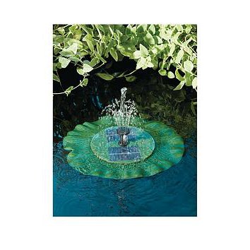 Smart Solar Lily Floating Fountain Water Feature