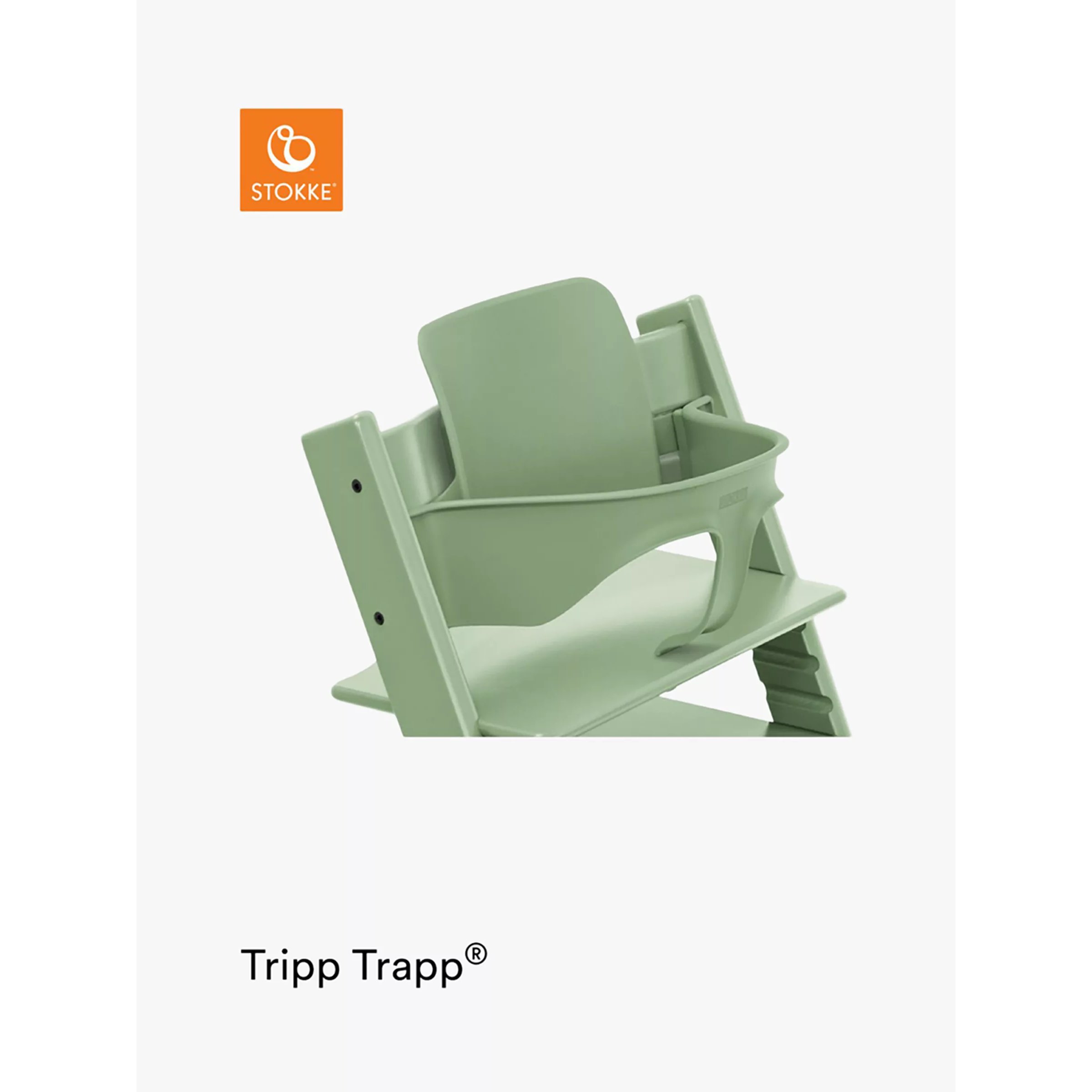 Stokke Tripp Trapp Highchair Baby Set, Moss Green