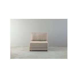 Dacre Single No Arms Sofabed in Chantilly Cream