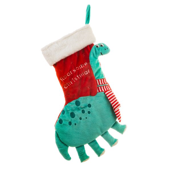 Sass & Belle Roarsome Dinosaur Christmas Stocking