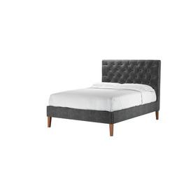 Rosalie 130cm Double Bed in Armour Smart Velvet - sofa.com