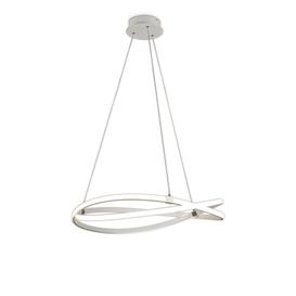 M5991 Infinity Dimmable LED Large Ceiling Pendant Light In White