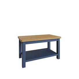K-Interiors Fontana Ready Assembled Solid Wood Coffee Table - Blue