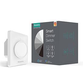MoesGo ZigBee Smart Rotary Light Dimmer Switch Schedule Timer Brightness Memory Smart Life/Tuya APP Remote Control Works with Alexa Google VoiceAssistants,Only Works withTuya ZigBeeHub,2MQTT Available - Like New