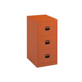 Bisley Economy Filing Cabinet (Central Handle), Orange
