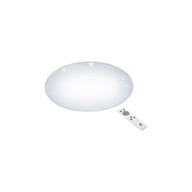 Eglo 97541 Giron-S LED Flush Ceiling Light In White With Crystal - Dia: 570mm