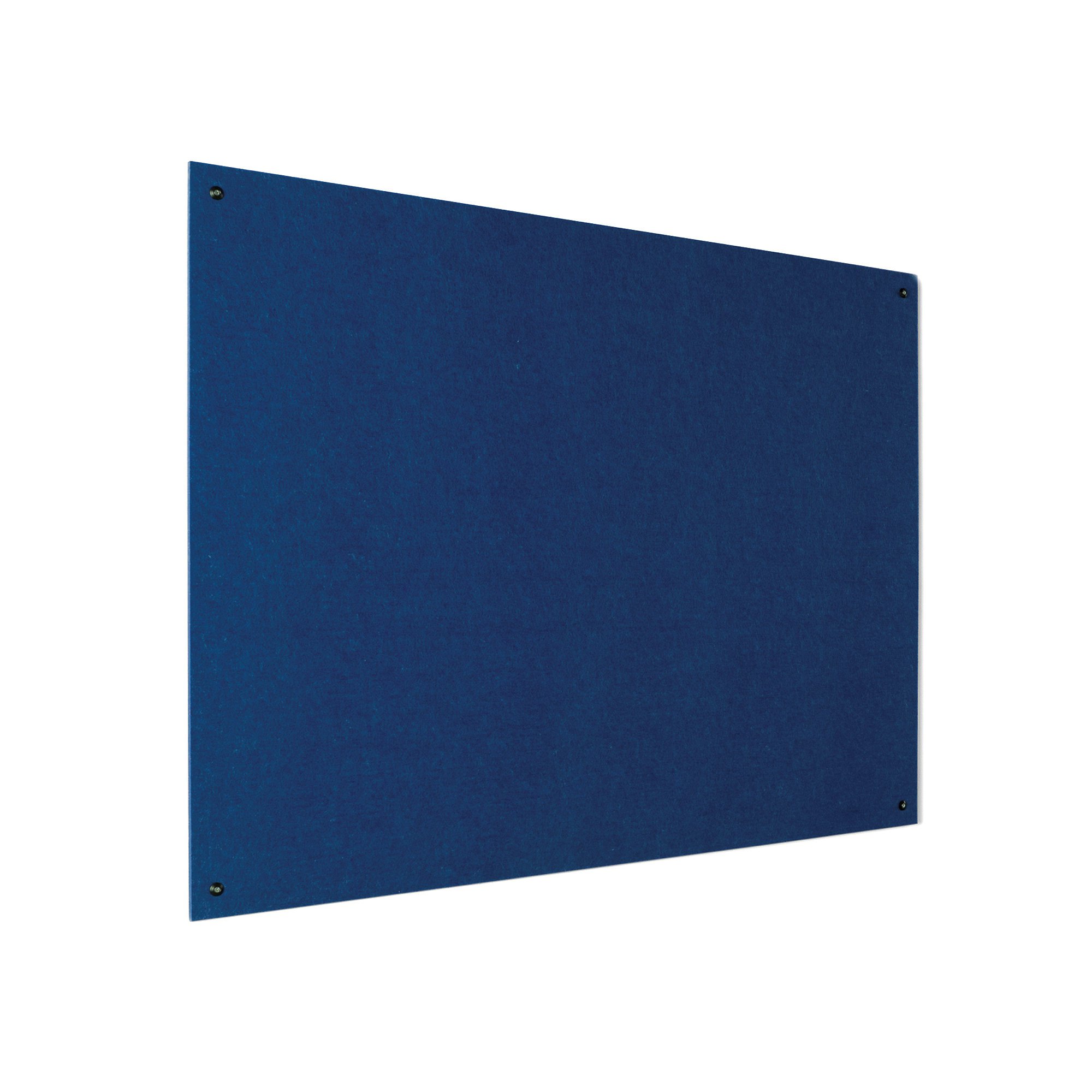 Recycled fire-retardant noticeboard, 1800x1200 mm, blue