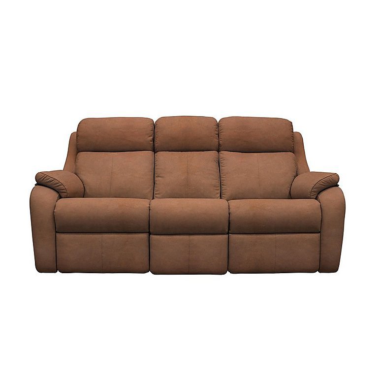 G Plan - Kingsbury 3 Seater Leather Sofa - Brown