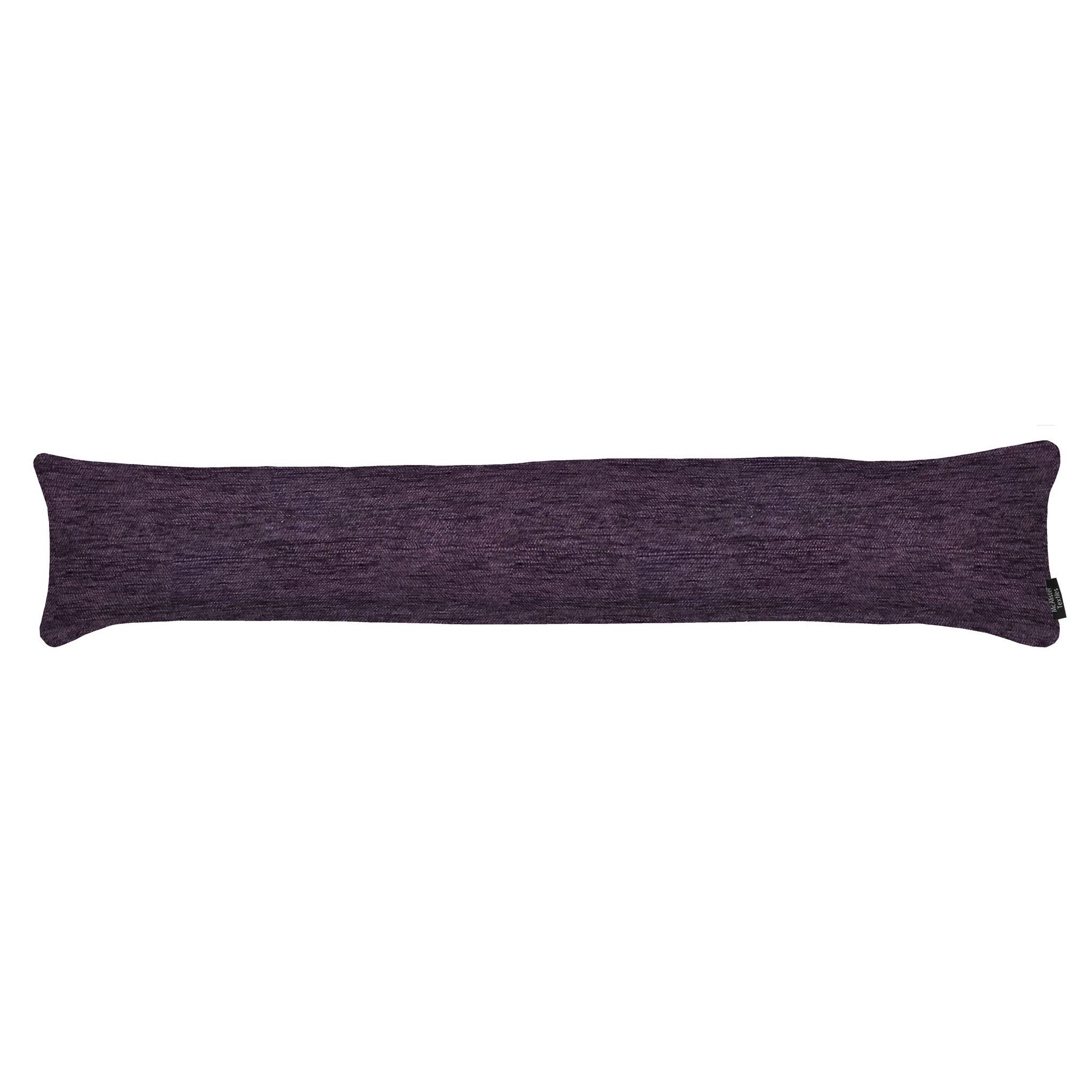 Plain Chenille Purple Draught Excluder