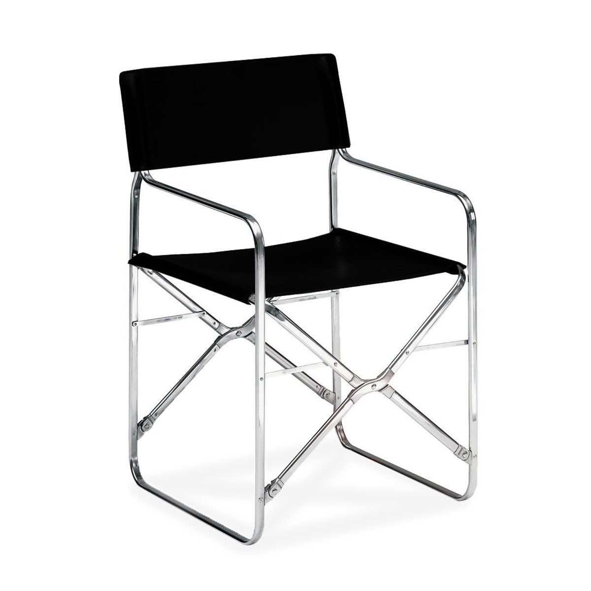 April Folding Outdoor Chair in Black By Zanotta