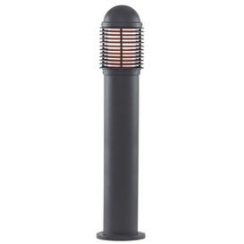 Searchlight 1082-730 Black Bollard Lamp with Grated Top