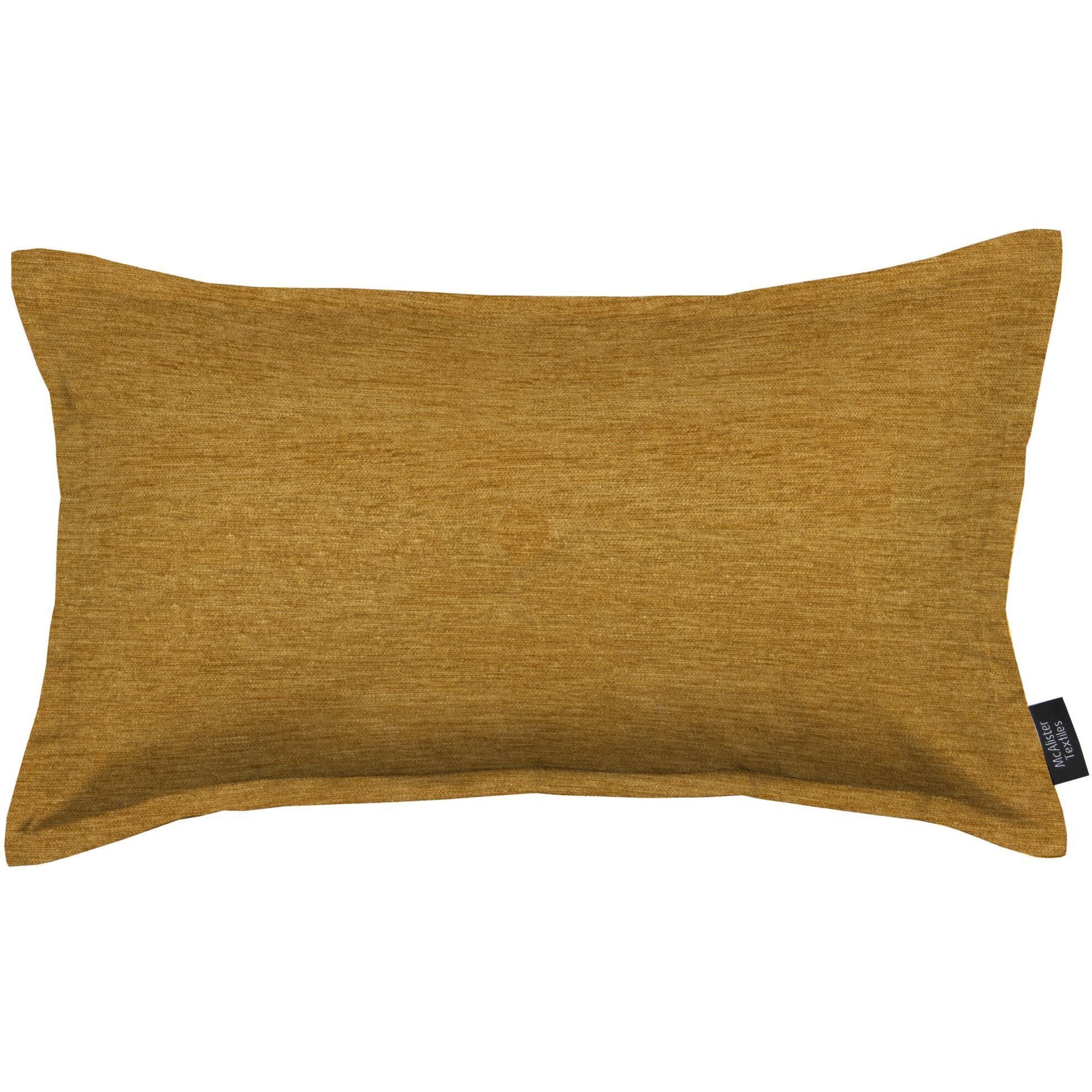 Plain Chenille Mustard Yellow Cushion, Cover Only / 50cm x 30cm