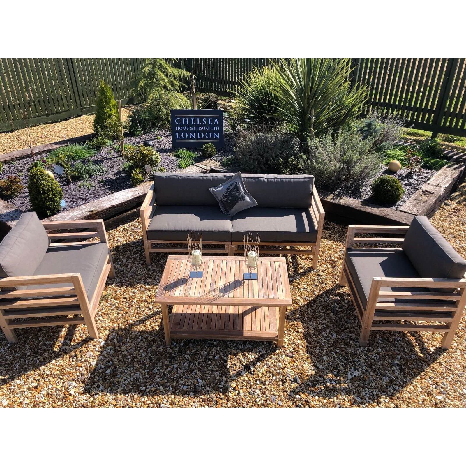 Teak Garden Sofa Set By Chelsea Home