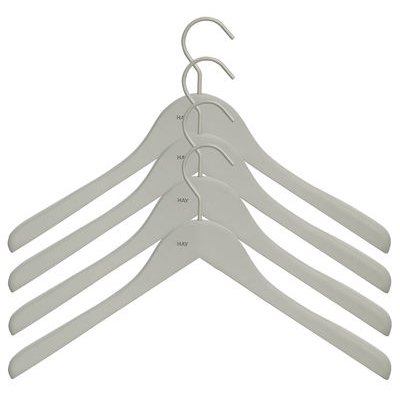 Soft Coat Hanger - Large - Set of 4 by Hay Grey