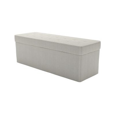 Buttons Storage Bench in Clay House Herringbone Weave - sofa.com