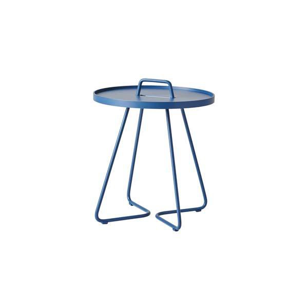CANE-LINE On-the-move Outdoor Side Table Small Dusty Blue