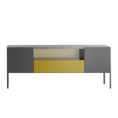 Heron Dresser - Low / L 200 x H 80 cm by MDF Italia Yellow/Grey