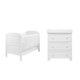 image-Arnstein Cot Bed 2-Piece Nursery Furniture Set