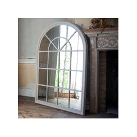 Graham and Green Grey Arched Window Mirror