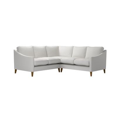 Iggy Small Corner Sofa in Alabaster Brushed Linen Cotton - sofa.com