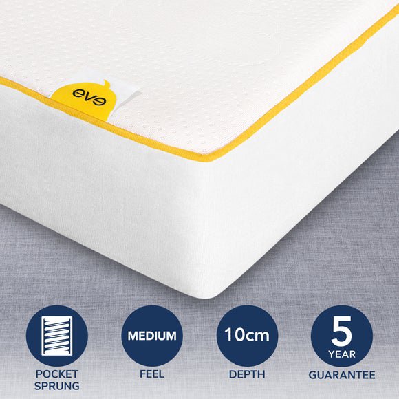 eve Sleep Cot Mattress White