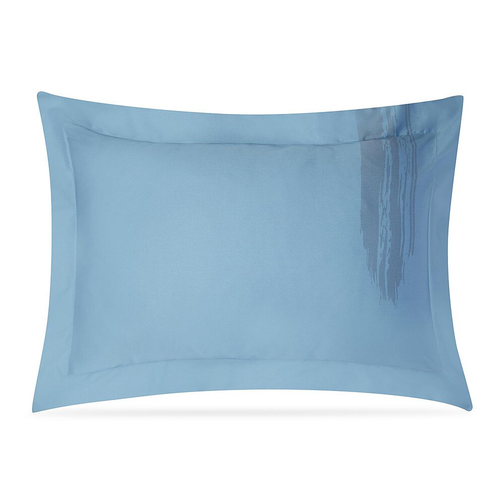 André Fu Living - Artisan Brush Pillowcase - Set of 2 - Blue On Blue - 50x70cm