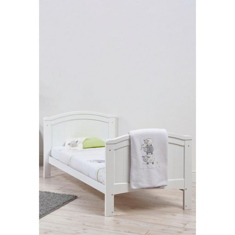 Alby White Cotbed