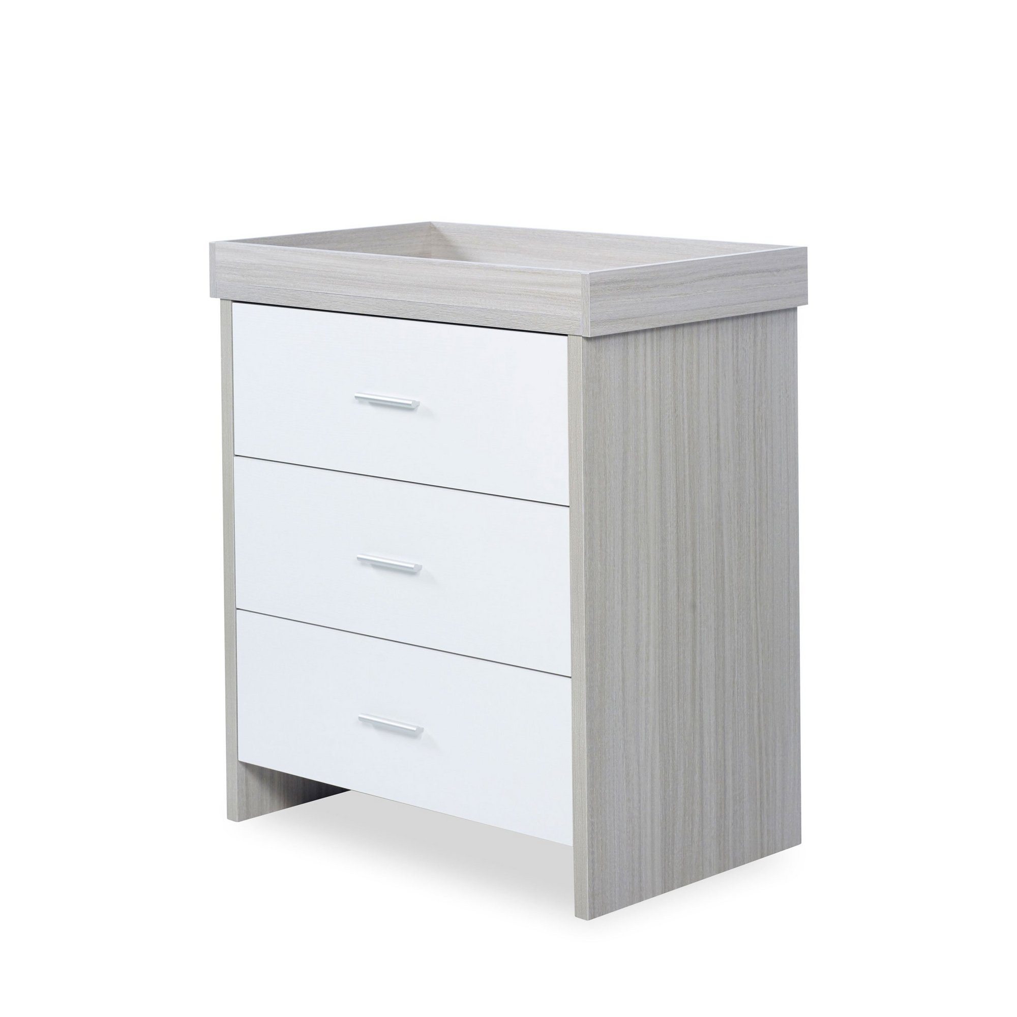 Ickle Bubba Ash Grey and White Pembrey Changing Unit / Chest