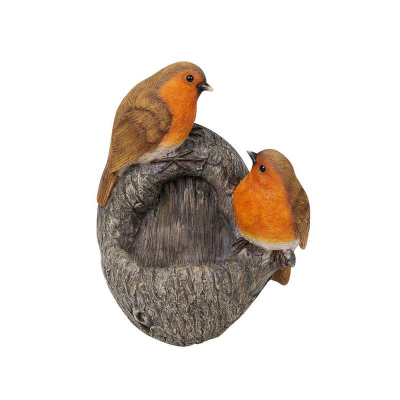 Hand Painted Robin Bird Feeder