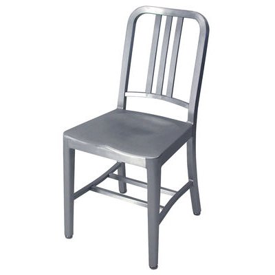 Navy Outdoor Chair - Aluminium by Emeco Metal